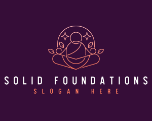 Wellness Yoga Meditation Logo