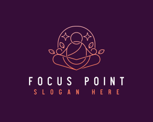 Wellness Yoga Meditation logo design