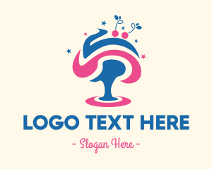 Yogurt - Ice Cream Tree logo design