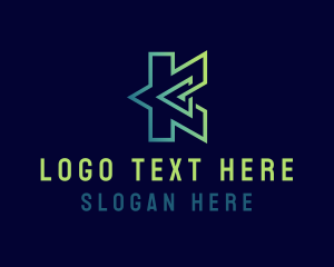 Logistic - Navigation Arrow Software logo design