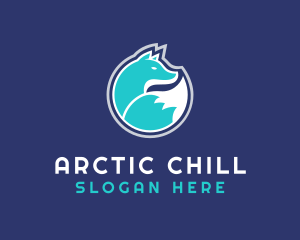 Wild Arctic Fox logo design