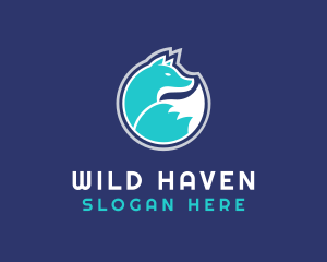 Wild Arctic Fox logo design