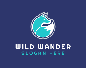 Wild Arctic Fox logo design