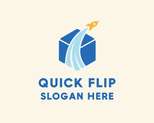 Rocket Box Logistic logo design