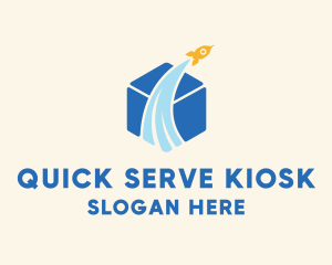 Rocket Box Logistic logo design