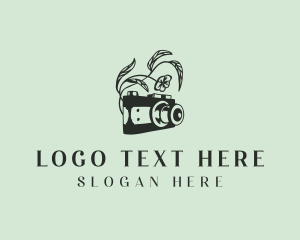 Photography - Floral Videography Camera logo design