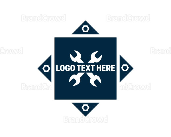 Wrench Tool Business Logo