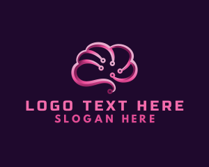 App - Digital Brain Technology logo design