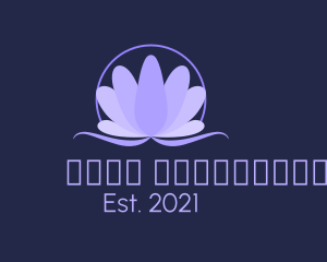 Girly - Natural Lavender Flower logo design