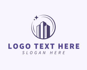 Urban Planner - Realty Tower Buildings logo design