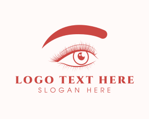 Microblading - Beauty Eye Eyelash logo design
