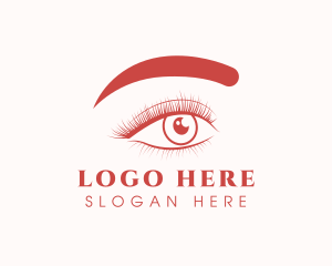 Makeup - Beauty Eye Eyelash logo design