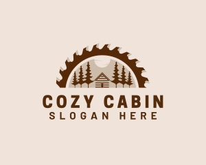 Cabin - Cabin Forest Logging logo design