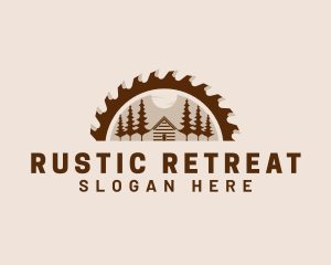 Cabin - Cabin Forest Logging logo design