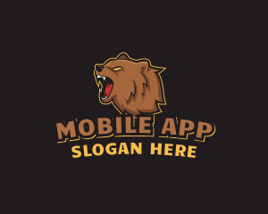 Gamer Grizzly Bear Logo