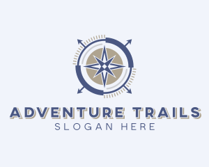 Navigation Compass Adventure logo design