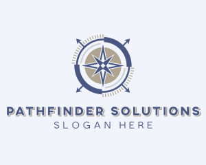 Navigation Compass Adventure logo design