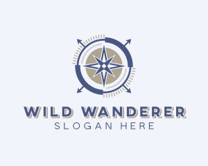 Navigation Compass Adventure logo design