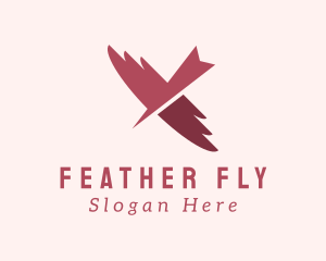 Flying Wildlife Bird logo design