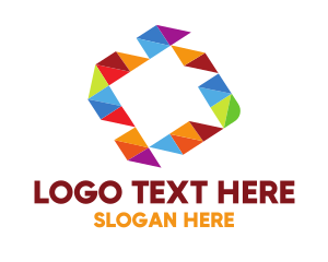 Geometrical - Colorful Geometric Shape logo design