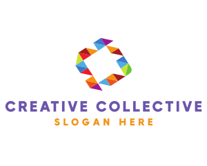 Creative Geometric Shape logo design