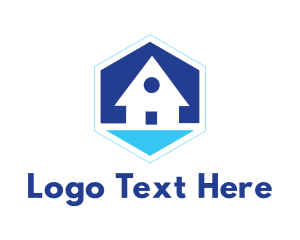 Home Builder - Blue Beach House logo design