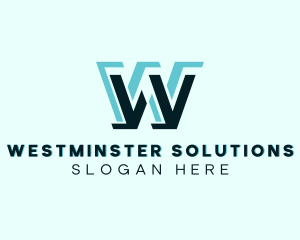 Digital Firm Letter W logo design