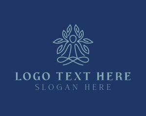Peace - Holistic Wellness Yoga logo design