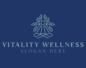 Holistic Wellness Yoga logo design