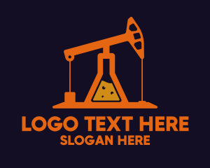 Diesel - Oil Lab logo design