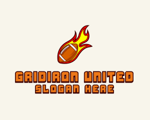 Blazing Football Team logo design