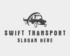 Transporation - Pickup Truck Vehicle logo design