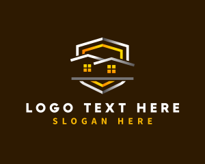 Roofing - House Shield Security logo design