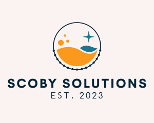 Scoby - Natural Kombucha Drink logo design