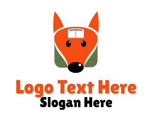 Fox Weighing Machine logo design