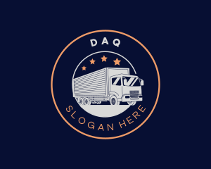 Cargo Logistics Truck Logo