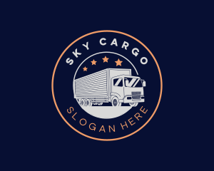 Cargo Logistics Truck logo design