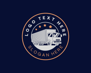 Shipment - Cargo Logistics Truck logo design