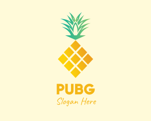 Food - Pineapple Fruit Diamond logo design