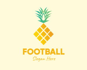 Agriculture - Pineapple Fruit Diamond logo design