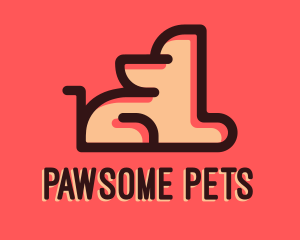 Pet - Dog Pet Clinic logo design