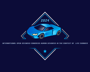 Car Racing Mechanic  Logo
