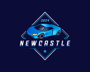 Car Racing Mechanic  Logo