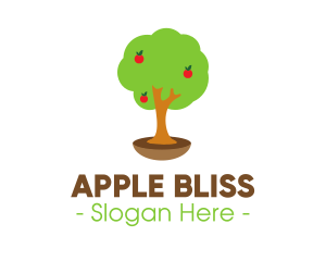 Apple Tree Farm logo design