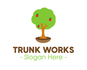 Trunk - Apple Tree Farm logo design