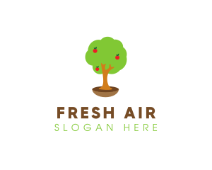 Apple Tree Farm logo design