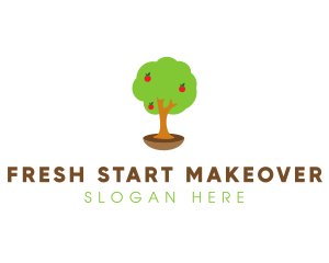 Apple Tree Farm logo design