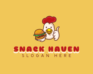 Chicken Burger Diner logo design