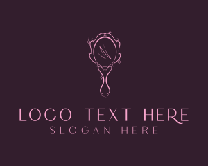 Glamorous - Feminine Beauty Mirror logo design