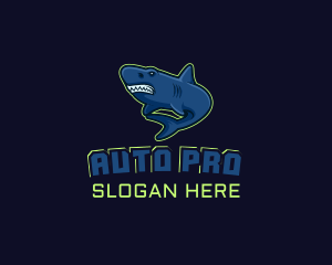Marine - Wild Shark Gaming logo design